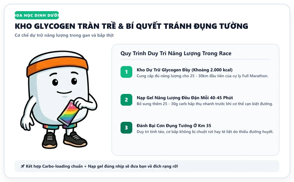 Bữa ăn sáng 3 tiếng trước giờ xuất phát race