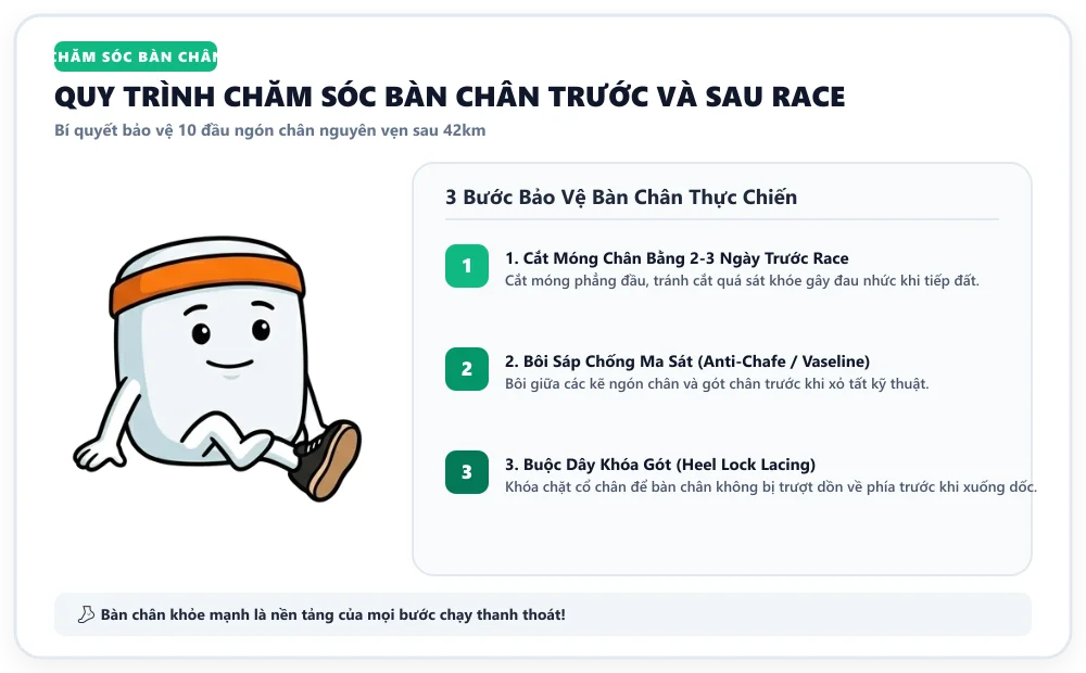 Sáp chống ma sát Anti-Chafe bảo vệ bàn chân